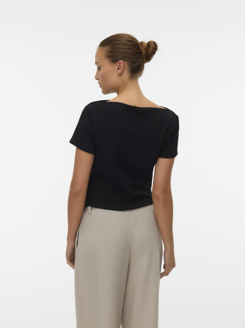 VMMILLE SS BOATNECK SHORT TOP JRS EX SB6 - Image 5