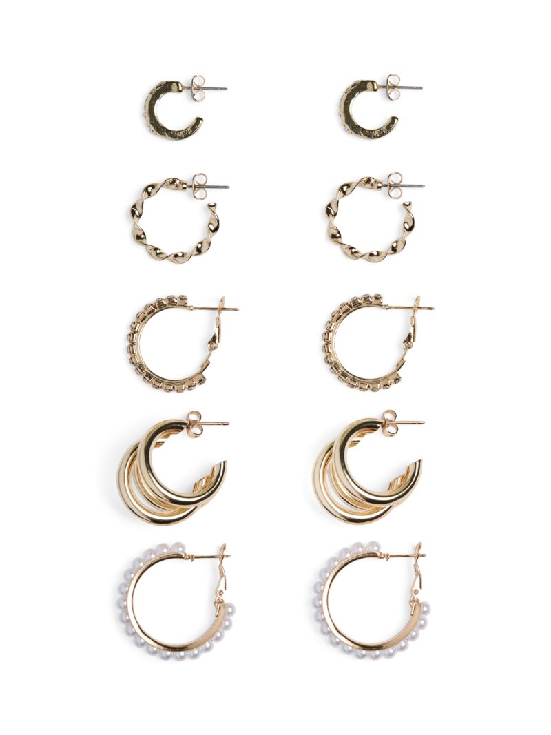 PCJANA S 5- PACK EARRINGS