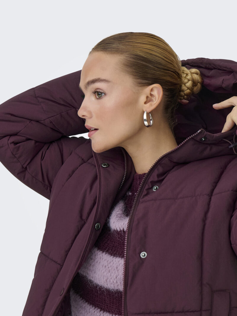 JDYWONDER SHORT HOOD PUFFER OTW SIJ - Billede 3