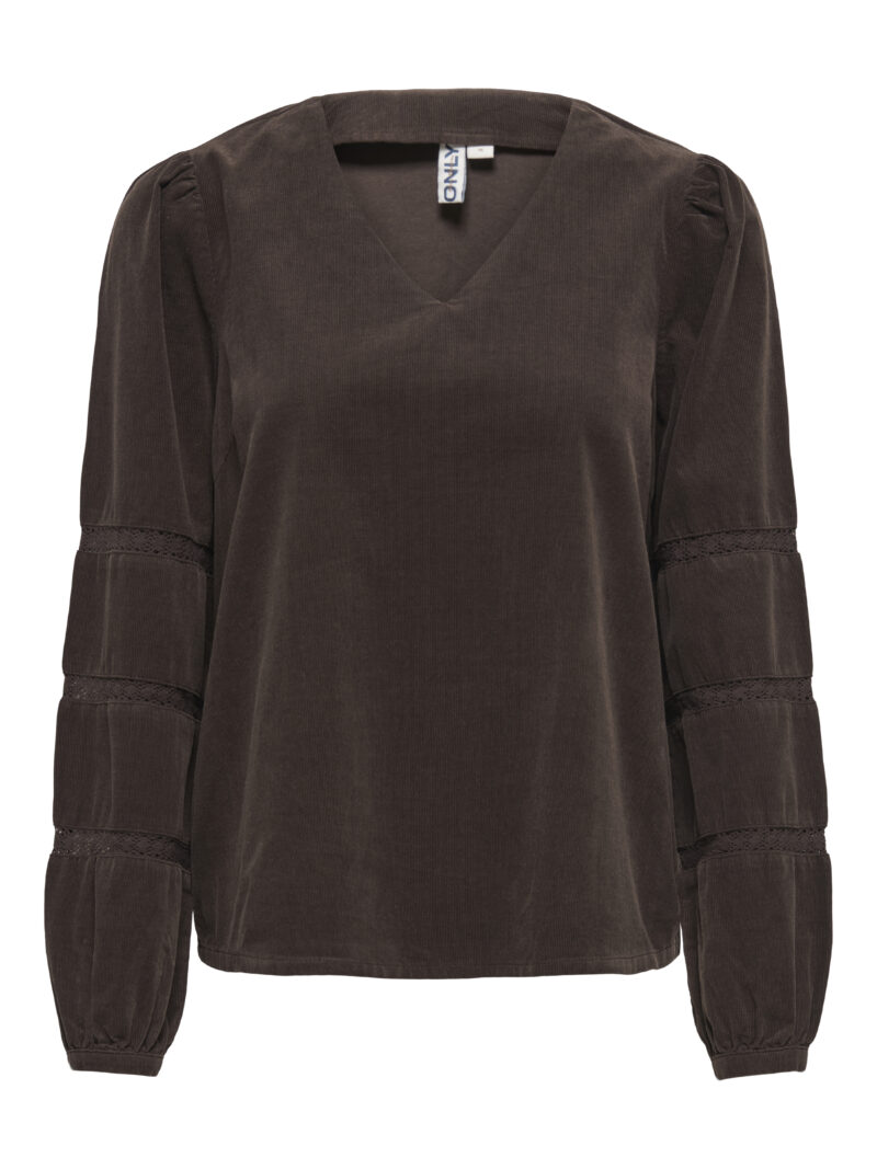 ONLAIME L/S CORD TAPE BLOUSE PNT OX