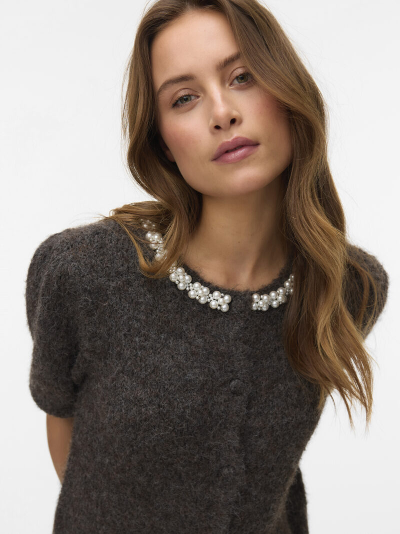 VMOCEAN 2/4 O-NECK JEWELLERY CARDIGAN - Billede 4