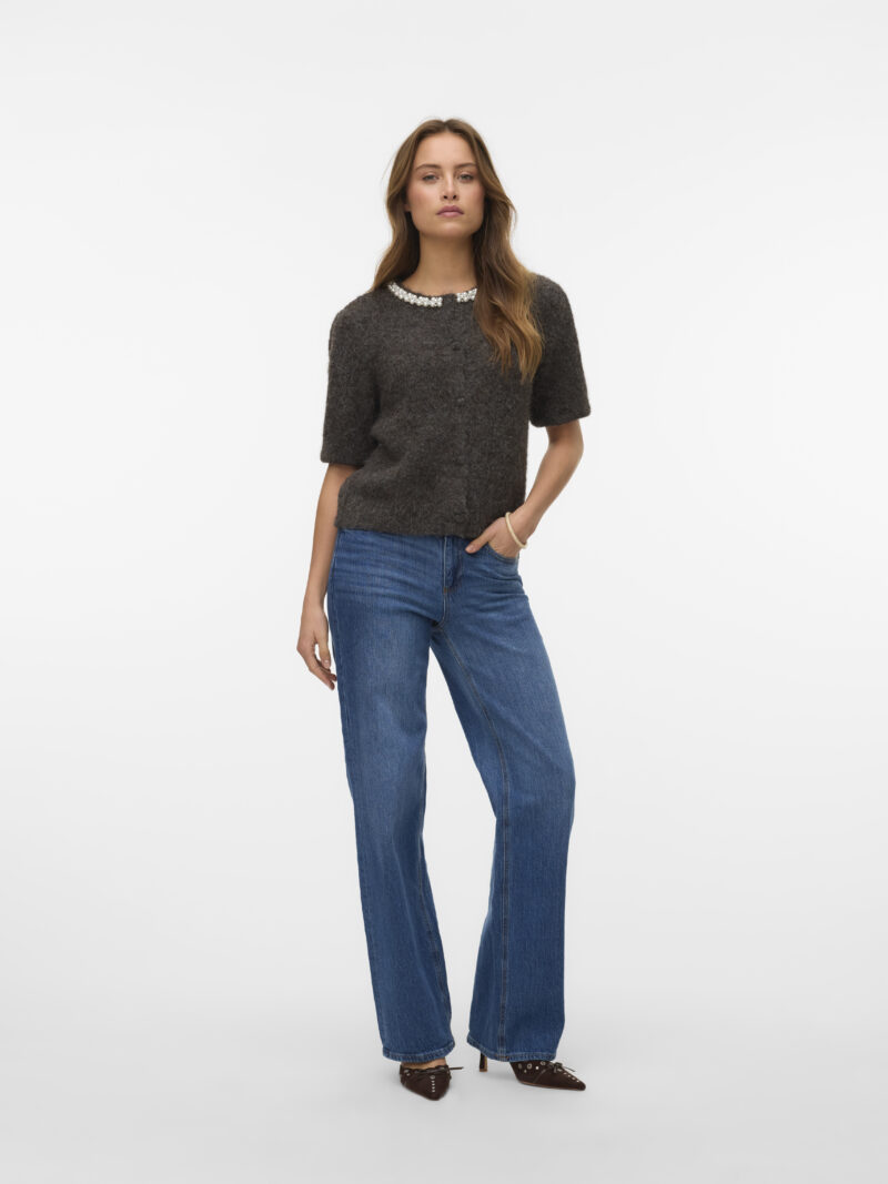 VMOCEAN 2/4 O-NECK JEWELLERY CARDIGAN - Billede 6