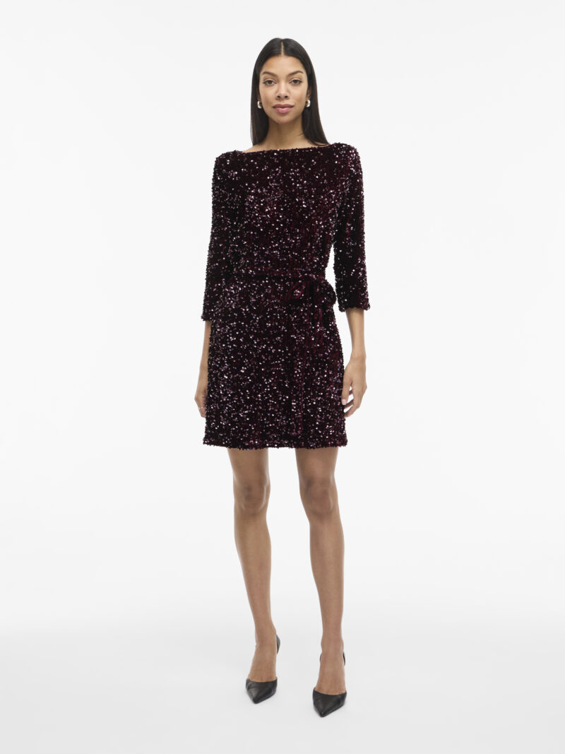 VIFAITH BOATNECK 3/4 DRESS/R - Billede 2