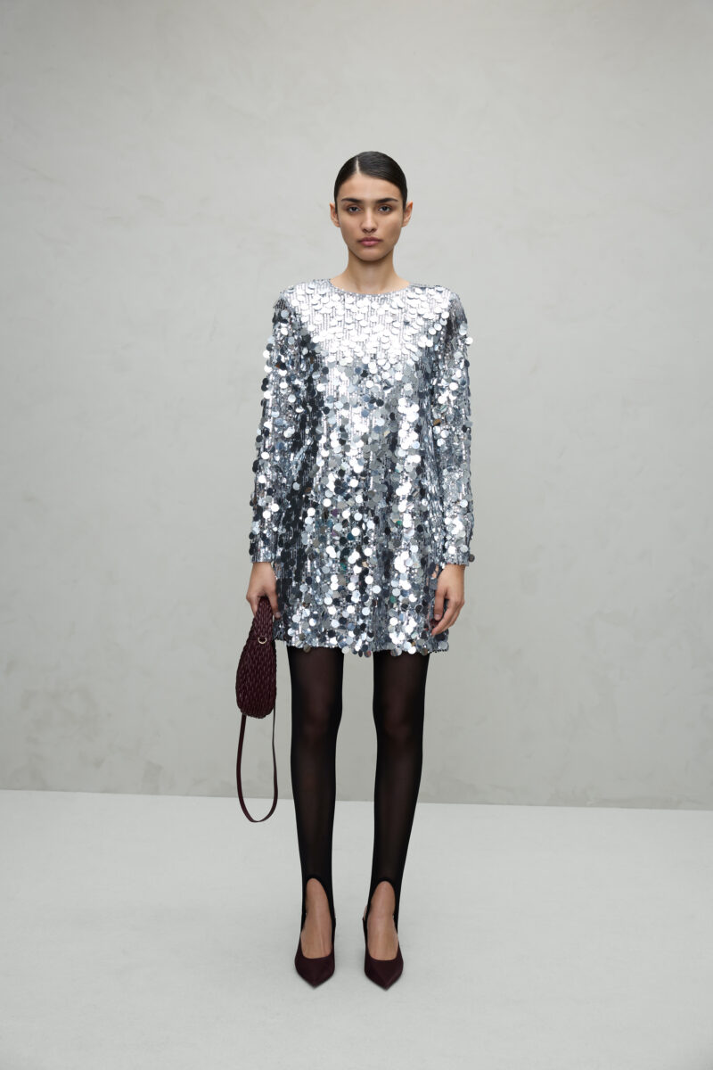 VICHAYA L/S BOATNECK SHORT DRESS/DC/BFS - Billede 2