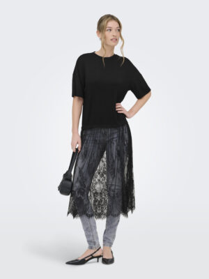 ONLTAHLIA S/S LACE DRESS TOP JRS - Billede 6