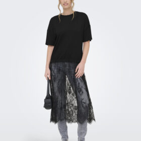 ONLTAHLIA S/S LACE DRESS TOP JRS 186704
