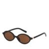 Black w. brown glass