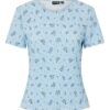 Cashmere Blue/ Blue flowe