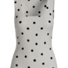 Snow White/BLACK DOTS