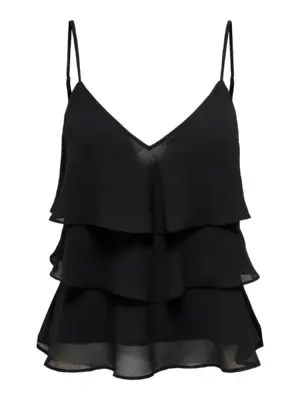 ONLLINN LIFE FLOUNCE SINGLET WVN NOOS. - Billede 2