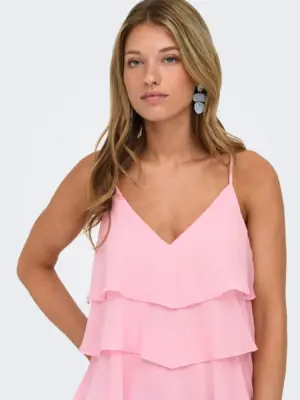 ONLLINN LIFE FLOUNCE SINGLET WVN NOOS. - Billede 3
