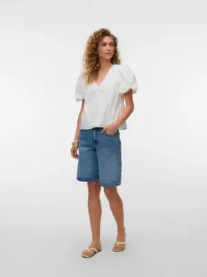 VMRAILA MR DENIM JORTS NOOS - Billede 4