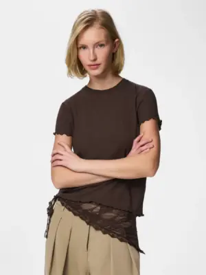 PCNICCA SS O-NECK TOP JRS NOOS - Billede 8