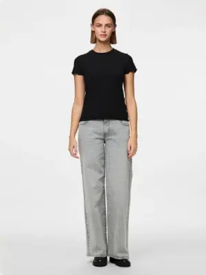 PCNICCA SS O-NECK TOP JRS NOOS - Billede 14