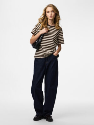 PCRIA SS TEE MULTICOL STRIPES BC - Billede 4