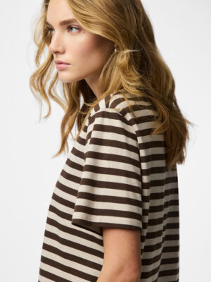 PCRIA SS TEE MULTICOL STRIPES BC - Billede 2