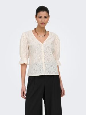 JDYJAKOBE 2/4 LACE TOP JRS. - Billede 6