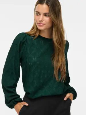 VIASTA O-NECK L/S TOP - NOOS. - Billede 3