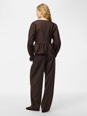 PCFELUCA LS V-NECK PEPLUM TOP D2D. - Billede 5