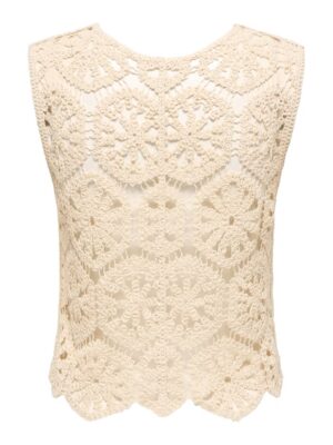 JDYVIC S/L BUTTON TOP KNT. - Billede 2