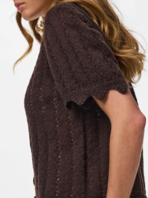 PCADA SS V-NECK KNIT CARDIGAN BC. - Billede 6