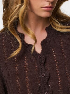 PCADA SS V-NECK KNIT CARDIGAN BC. - Billede 7