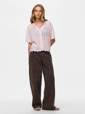 PCADA SS V-NECK KNIT CARDIGAN BC. - Billede 9