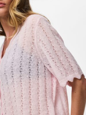 PCADA SS V-NECK KNIT CARDIGAN BC. - Billede 8