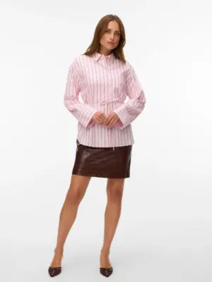 VMGINA BELT LS SHIRT WVN - Billede 7