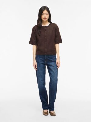VILIGA 2/4 O-NECK KNIT CARDIGAN - NOOS - Billede 4
