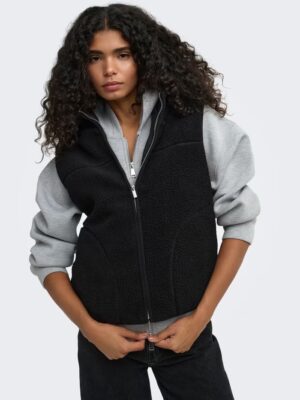 ONLBABY TEDDY HIGH ZIP VEST PNT NOOS. - Billede 3