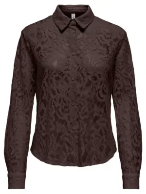 ONLBIRUN L/S LACE SHIRT WVN. - Billede 2