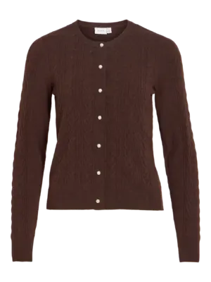 VIKERRY CABLE L/S KNIT CARDIGAN-NOOS - Billede 2
