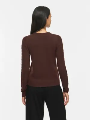 VIKERRY CABLE L/S KNIT CARDIGAN-NOOS - Billede 7