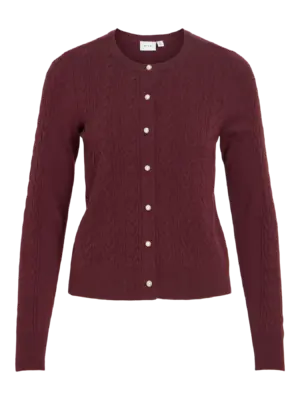 VIKERRY CABLE L/S KNIT CARDIGAN-NOOS - Billede 4