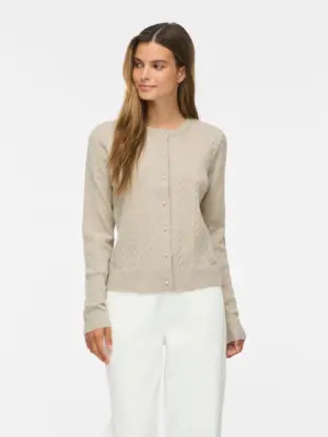 VIKERRY CABLE L/S KNIT CARDIGAN-NOOS - Billede 10