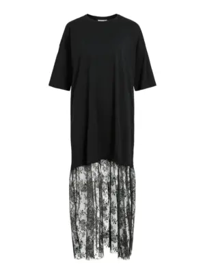 VIKATA S/S OVERSIZE LACE DRESS /LN. - Billede 2