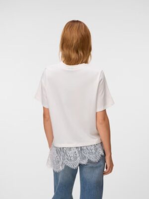VMBRIT SS O-NECK LACE T-SHIRT JRS. - Billede 6