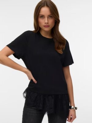 VMBRIT SS O-NECK LACE T-SHIRT JRS. - Billede 14