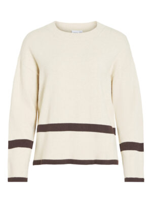 VIRIL O-NECK OVERSIZE L/S KNIT TOP- NOOS. - Billede 3