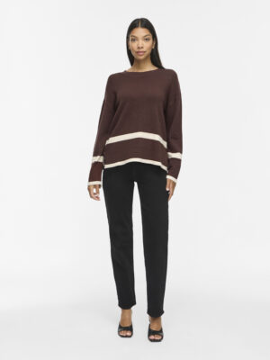 VIRIL O-NECK OVERSIZE L/S KNIT TOP- NOOS. - Billede 7