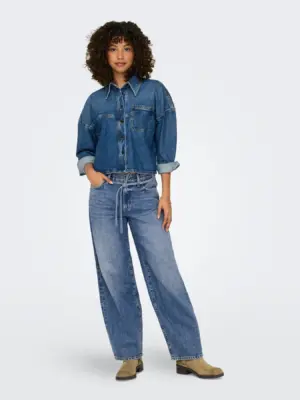 ONLGIANNA MW STRAIGHT DNM DOT596 NOOS. - Billede 2