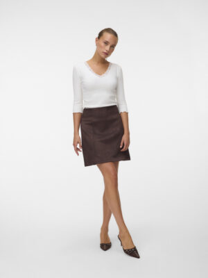 VMDONNAHAZEL HW ABOVE KNEE SKIRT NOOS - Billede 4