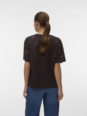 VMVILLA 2/4 O-NECK OVERSIZED TOP JRS - Billede 4