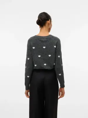 VMDOFFY INTARSIA LS O-NCK PULLOV GA NOOS - Billede 6