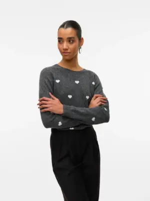 VMDOFFY INTARSIA LS O-NCK PULLOV GA NOOS - Billede 5