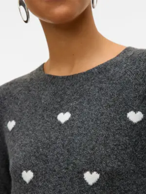 VMDOFFY INTARSIA LS O-NCK PULLOV GA NOOS - Billede 7