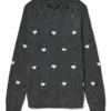 Dark Grey Melan/W WHITE H