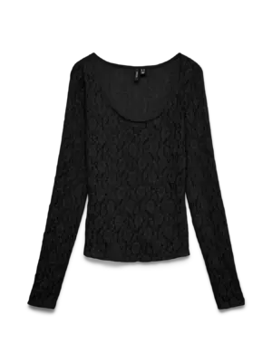 VMFLORA LS 2-WAY LACE TOP JRS NOOS - Billede 2