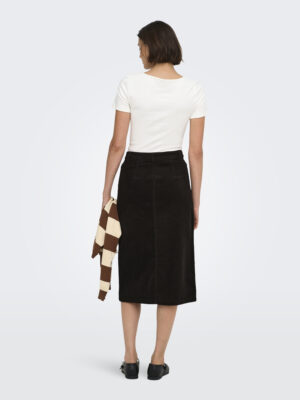JDYSHIRAZ HW MIDI BUTTON SKIRT PNT - Billede 5